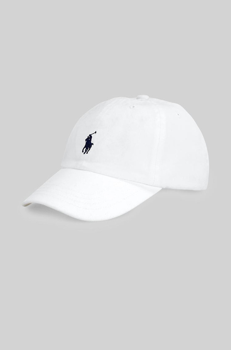 RALPH LAUREN Cotton chino baseball cap White 