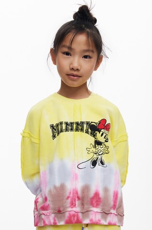 Mini Miška™ pulover s tie-dye vzorcem