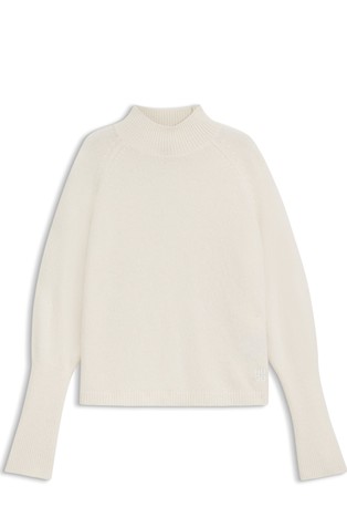 Relaxed-fit mock-neck sweater