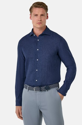 Regular Fit Linen Shirt