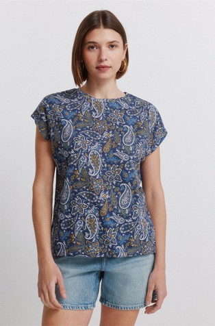 Printed short sleeve T-shirt