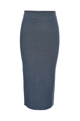 NMFRANCES rebrasto pleteno midi krilo
