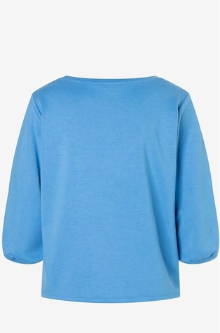 MORE &amp; MORE Pulover z detajlom cveta Modra - Blue 2