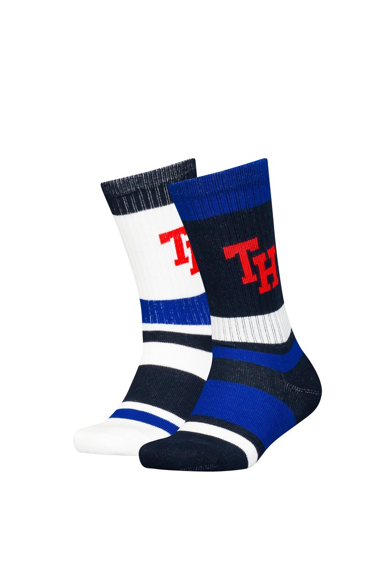 TOMMY HILFIGER 2-Pack Stripe Sport Socks Multi 