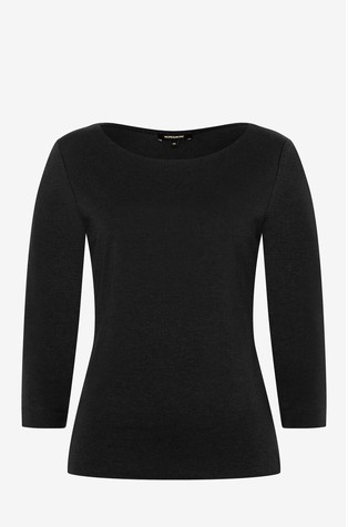 Modal blend 3/4 sleeves T-shirt