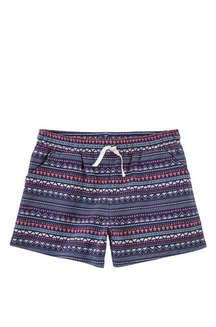Aztec Pull-On French Terry Shorts