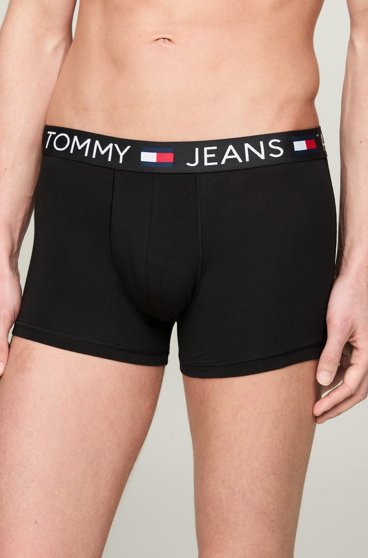 TOMMY HILFIGER Paket 3 boksaric z logo pasom Črna - Black Colour 