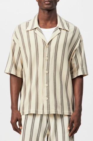 Striped cotton shirt