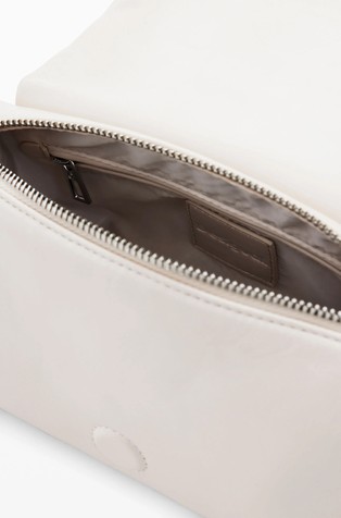 DESIGUAL Faux-leather small bag with bow White 4
