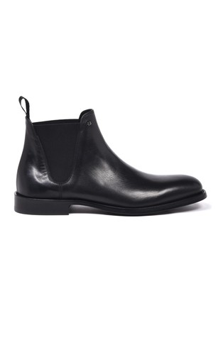 Leather ankle boots