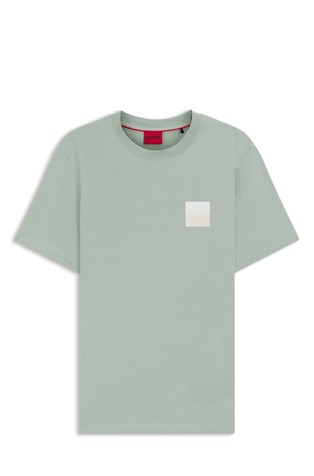 Cotton-jersey T-shirt with logo print