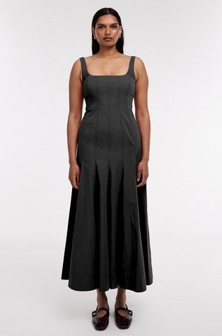 TSEVA dolga obleka brez rokavov