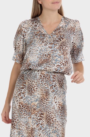 Bluza z živalskim vzorcem