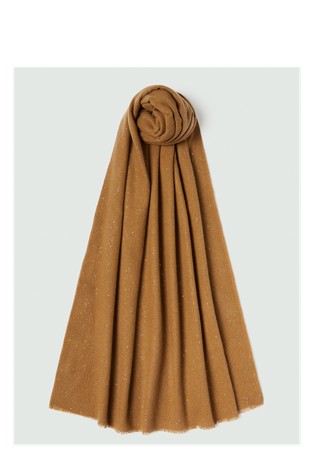 Fine knit scarf with glitters