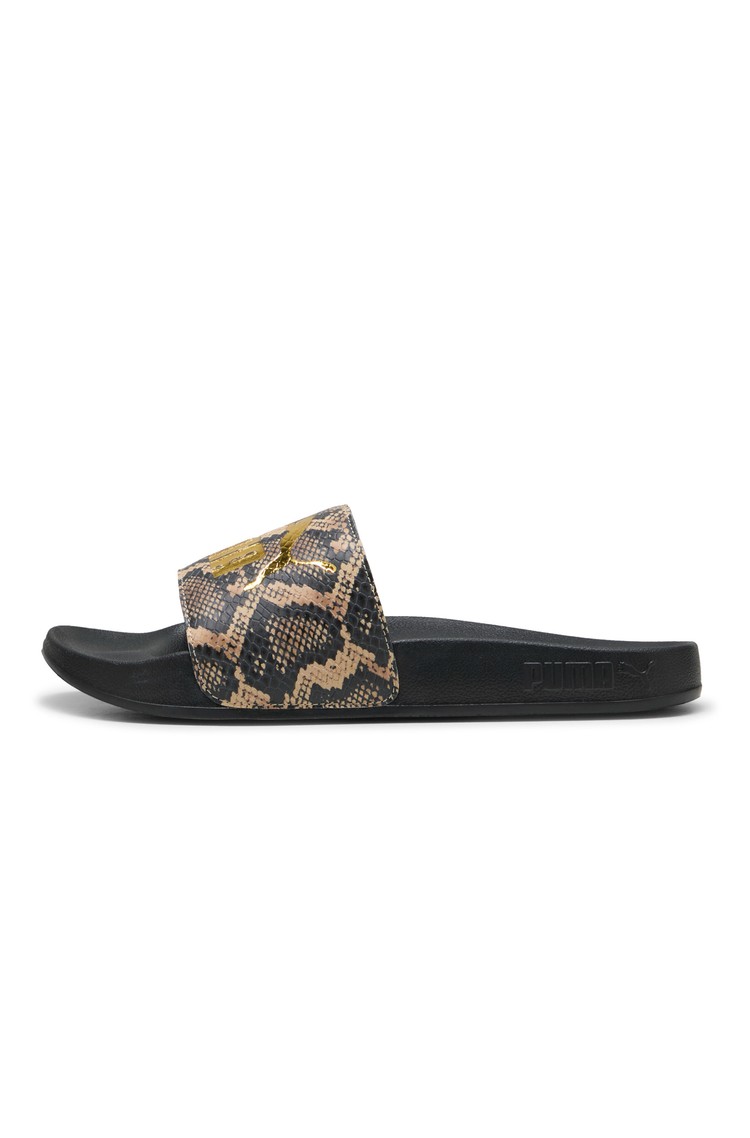 PUMA Leadcat 2.0 Slides With Snake Pattern Black / Brown 