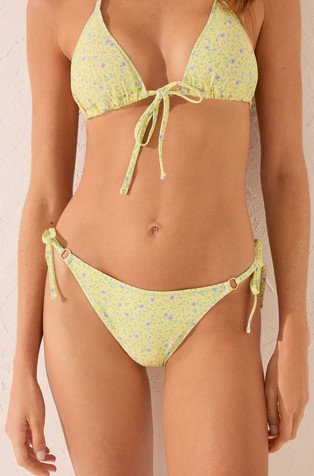 Bikini spodnji del kopalk s cvetličnim vzorcem