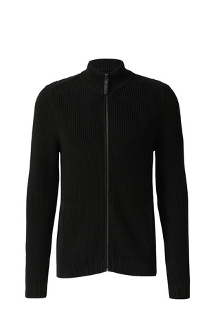 Rebrasto pletena jopa z žepoma