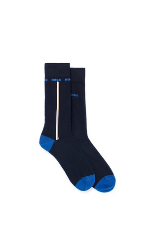 Two-pack of cotton-blend socks
