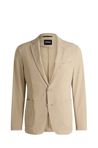 Slim fit suknjič iz raztegljive softshell tkanine