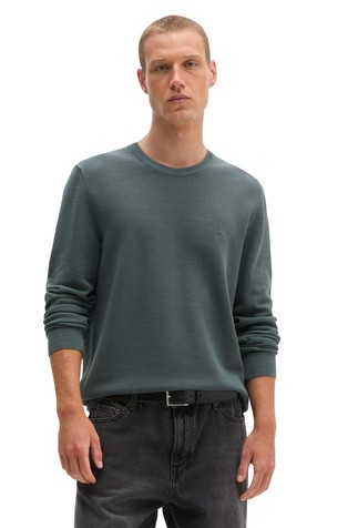 Sweater in organic cotton piqué