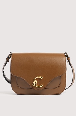C-Me Small Leather Crossbody