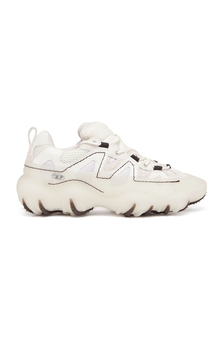 DIESEL Superge z gumijasto obrobo Bela - White 