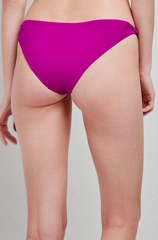 GISELA Classic bikini bottom with knot detail Fuchsia 2