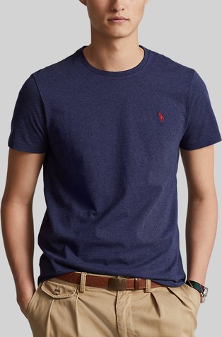 Custom Slim Fit Jersey Crewneck T-Shirt