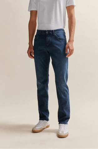 Slim-fit jeans in performance-stretch denim