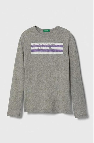 Majica z dolgimi rokavi in bleščečim potiskom