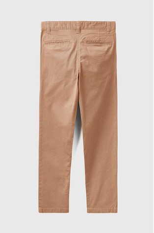 BENETTON Slim fit chino hlače iz elastičnega bombaža Rjava - Brown 2
