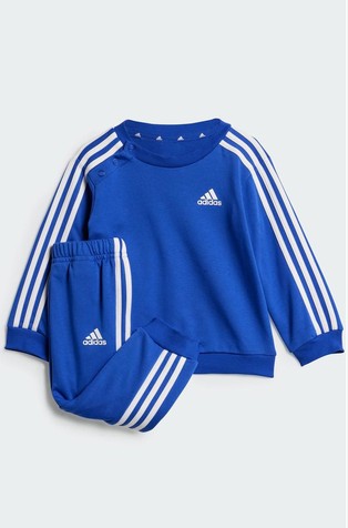 Essentials 3-Stripes komplet puloverja in trenirke