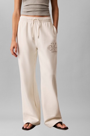 Relaxed Cotton Monologo Joggers