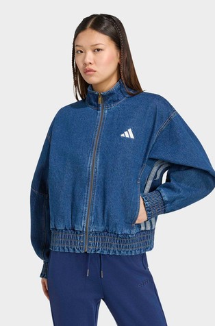 Stadium Washed Denim Loose Fit Jacket