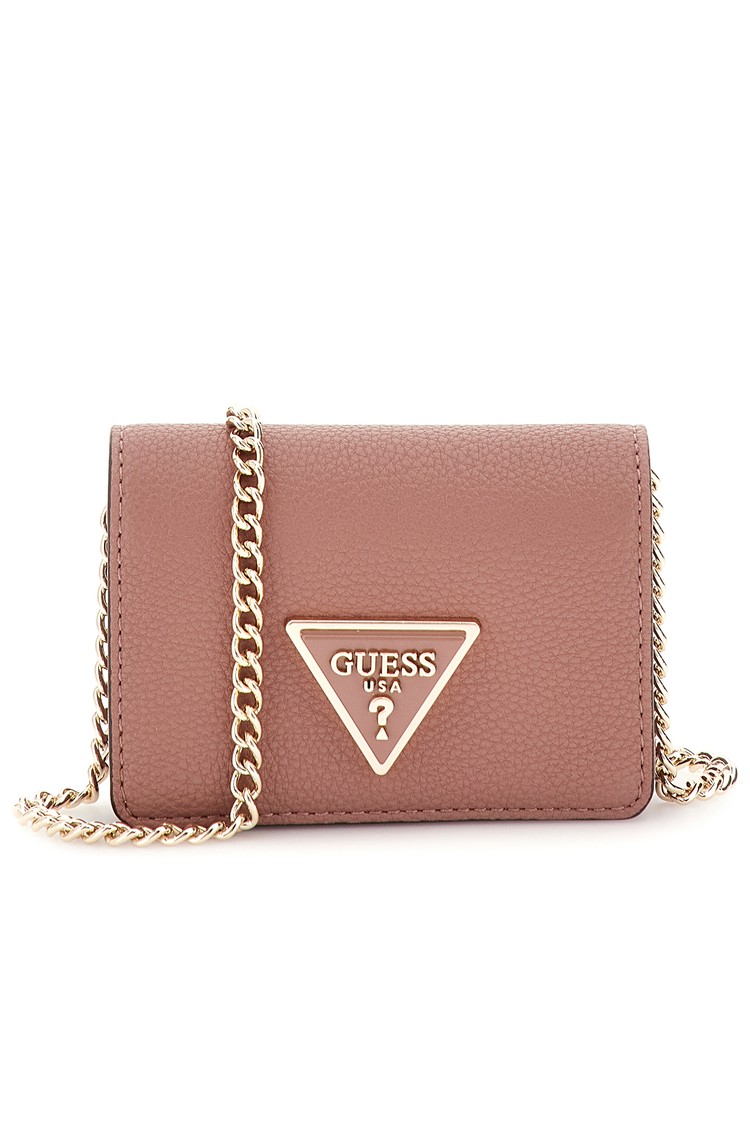 GUESS Meridian torbica za čez ramo Bež - Rosewood 