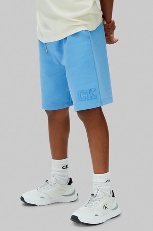 Relaxed fit logo bombažne kratke hlače