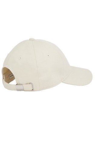 CALVIN KLEIN Cotton Logo Cap Cream 3