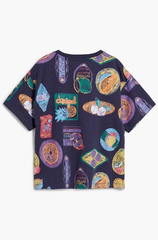 DESIGUAL Short-sleeve printed T-shirt Multi 6