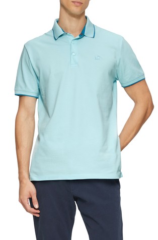 Piké polo majica s kontrastnimi detajli