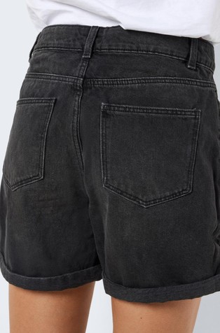 NOISY MAY NMSMILEY denim kratke hlače Črna - Black 5
