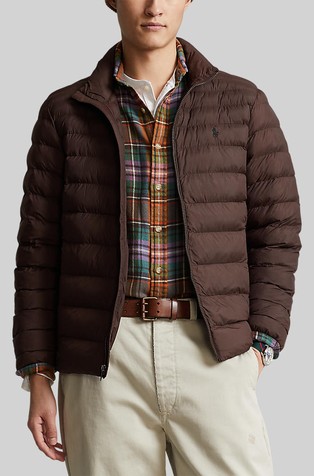 Packable quilted jacket