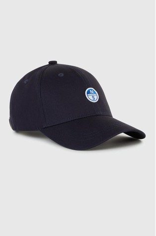 Baseball cap with logo patch