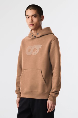 Logo cotton-blend hoodie