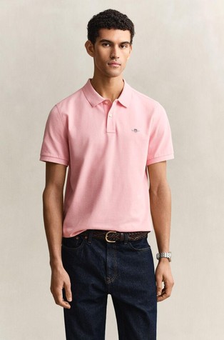 Regular fit piké polo majica z logotipom