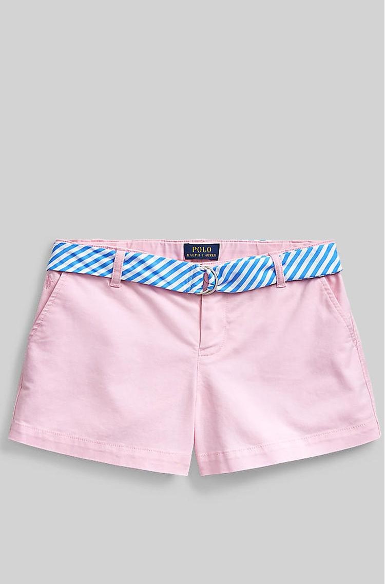 RALPH LAUREN Chino kratke hlače s pasom Roza - Pink 