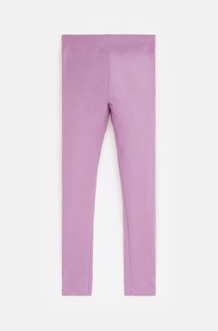 SISLEY Leggings with striped elastic Purple 2