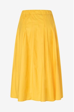 MORE &amp; MORE Flared skirt in stretch cotton Yellow 2