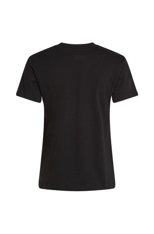 CALVIN KLEIN Glossy Monogram Regular Tee Black 6