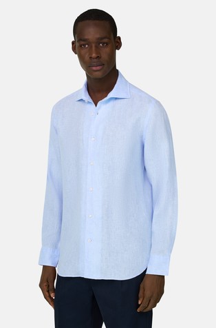 Regular fit lanena srajca