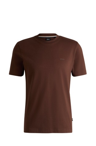 Regular-fit logo T-shirt in cotton jersey